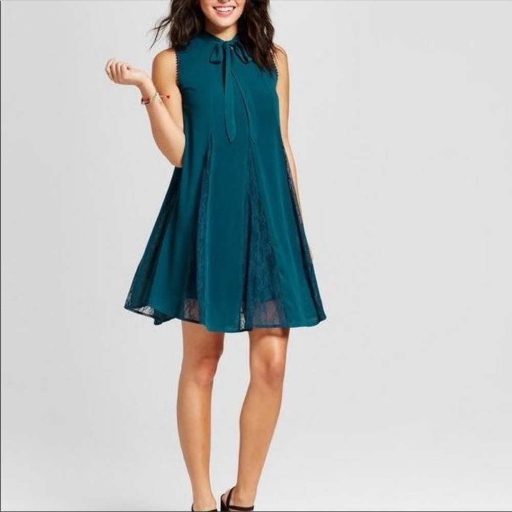 Xhilaration Tie Front Shift Dress